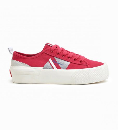 PLS31488 Baskets vulcanisées Allen Flag (37), Tissu, 3 à 5 cm, Lacets, Casuel - Pepe Jeans - Modalova