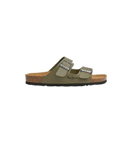 PLS90639 Oban Claic 3 Sandales vertes (39), Plat, Aucun, Casuel - Pepe Jeans - Modalova