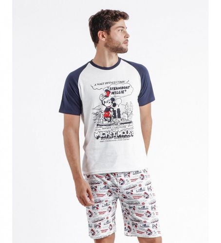 Pyjama Steamboat Willie , (M), Homewear, Coton, Manche courte - Disney - Modalova