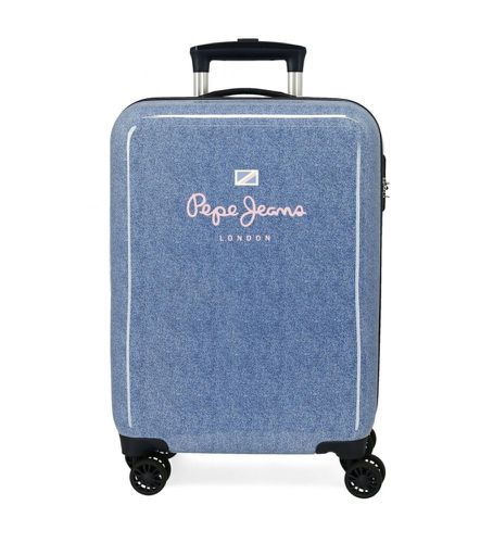 Unisex. 6631721 Valise taille cabine Lena rigide 55 cm denim (OSFA), Casuel, ABS/Polycarbonate, Moyen - Pepe Jeans - Modalova