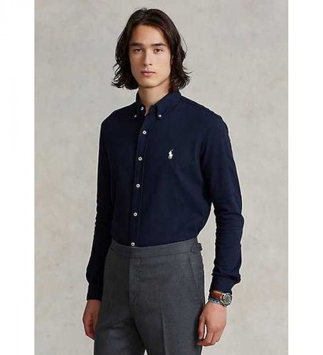 Chemise ultra-légère en piqué (S), Bleu, Casuel, Coton, Classique, Manche longue - Polo Ralph Lauren - Modalova