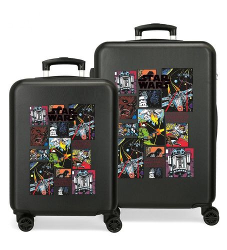 Unisex. 2841421 Star Wars Galactic Team Hard Case Set 55-68cm (OSFA), Noir, Casuel, ABS/Polycarbonate, Moyen, Cabine - Joumma Bags - Modalova