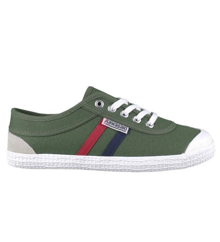 Unisex. K192496 Baskets Retro vertes (37), Tissu, Plat, Lacets, Casuel - Kawasaki - Modalova