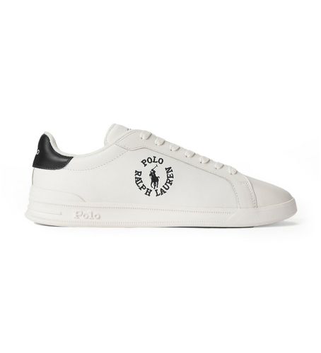 Heritage Court II Leather Sneakers (40), Cuir, Blanc, Plat, Lacets, Casuel - Polo Ralph Lauren - Modalova