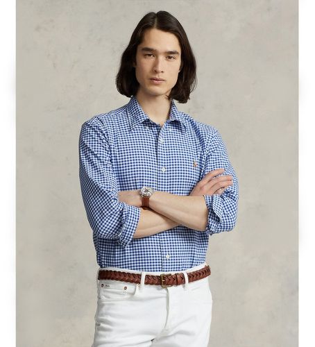 Chemise Oxford bleue sur mesure (XXL), Casuel, Fête, Coton, Manche longue - Polo Ralph Lauren - Modalova