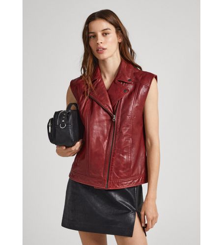 PL402240 Gilet Nelly marron (XS), Casuel, Grenat, Cuir - Pepe Jeans - Modalova