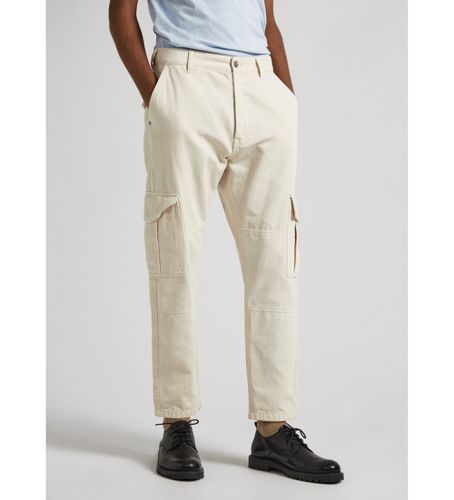 PM211612 Pantalon cargo Nolan (32/32), Blanc, Casuel, Coton - Pepe Jeans - Modalova