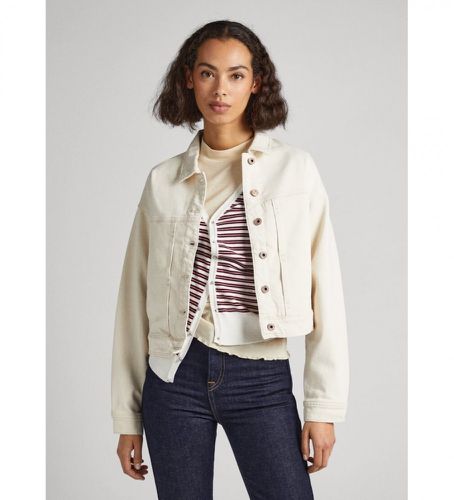 PL402221 Veste Foxy (L), Casuel, Coton, Denim, Manche longue - Pepe Jeans - Modalova