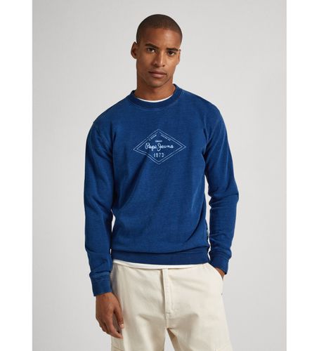 PM582508 Sweat-shirt Milan (L), Casuel, Coton, Manche longue, Marine - Pepe Jeans - Modalova