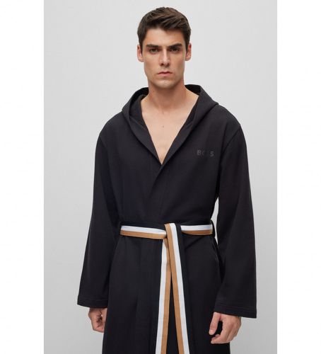 Iconique F. Terry Robe noire (S), Homewear, Polyamide - BOSS - Modalova