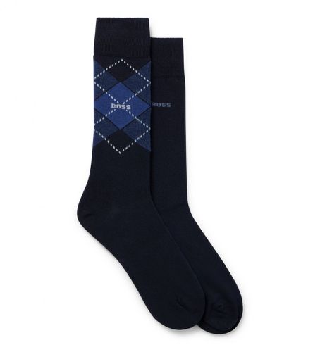 Lot de 2 paires de chaussettes Argyle (39-42), Homewear, Coton - BOSS - Modalova