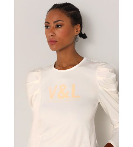 T-shirt bouffant à manches longues (XS), Casuel, Coton, Manche longue - Victorio & Lucchino, V&L - Modalova