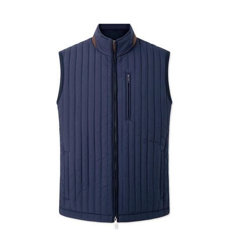 HM402989 Gilet Channel (L), Casuel, Polyester, Sans manches / bretelles, Marine - Hackett London - Modalova