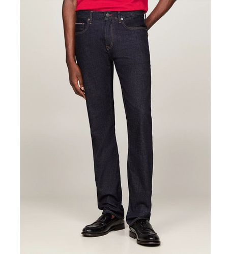 MW0MW15578 Jeans Straight Straight Denton STR Ohio Rinse (30/28), Casuel, Coton, Polyester, Durable, Marine - Tommy Hilfiger - Modalova