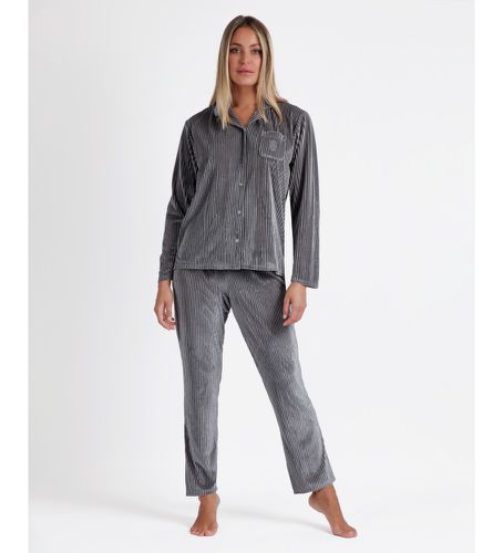 Pyjama Classic Elegant Stripes (S), Homewear, Polyester, Manche longue - Admas - Modalova