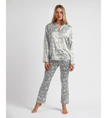 Pyjama ouvert à manches longues style perles (M), Homewear, Polyester, Manche longue - Admas - Modalova