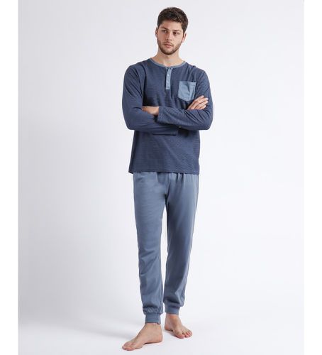 Pyjama à manches longues azur (S), Homewear, Coton, Manche longue - Antonio Miro - Modalova