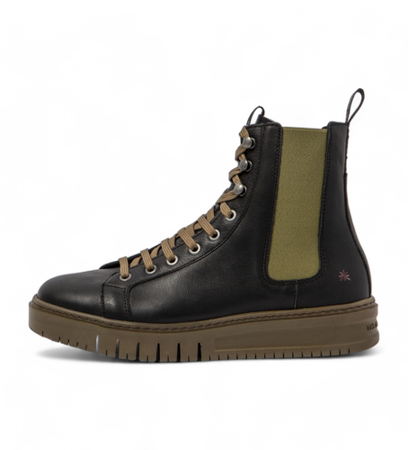 Unisex. 1177911UK003_001 Bottes en cuir 1779 Belleville (37), Plat, Lacets, Casuel - Art - Modalova