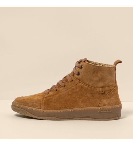 Unisex. 258431155005_023 Bottines en cuir N5843 Geo brown (40), Marron, Plat, Lacets, Casuel - El Naturalista - Modalova