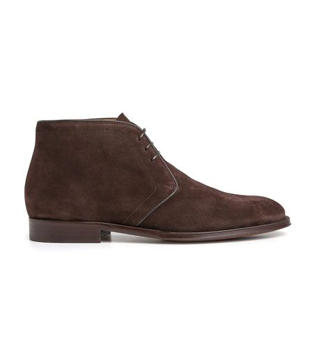 HMS21303 Bottines en cuir Bob Desert marron (41), Plat, Lacets, Casuel - Hackett London - Modalova