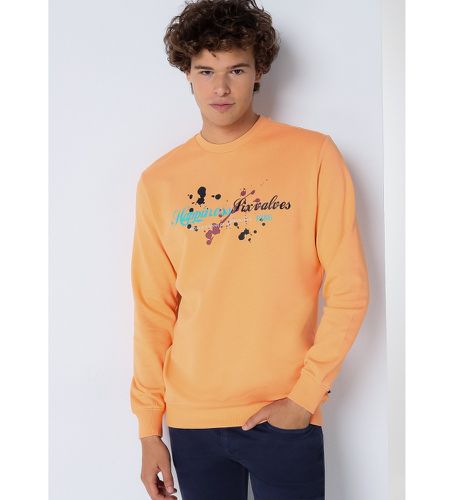 Sweat sans capuche (S), Casuel, Coton, Manche longue - Six Valves - Modalova