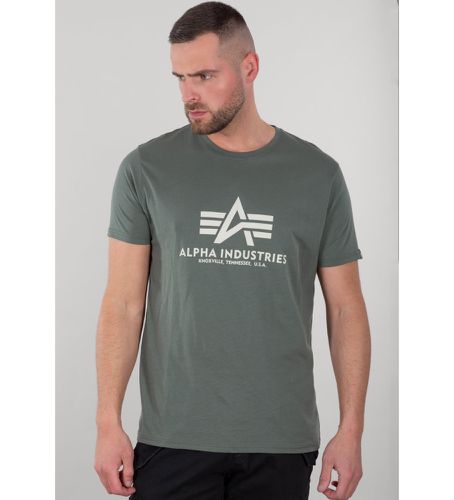 T-shirt basique (S), Casuel, Coton, Manche courte - ALPHA INDUSTRIES - Modalova