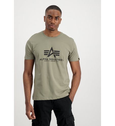 T-shirt basique (S), Casuel, Coton, Manche courte - ALPHA INDUSTRIES - Modalova