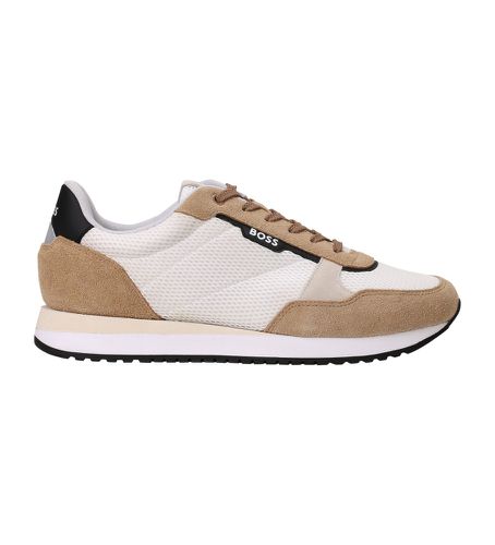 Kai Leather Sneakers , brown (42), Cuir, Blanc, Plat, Lacets, Casuel - BOSS - Modalova