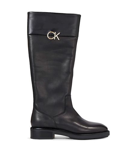 HW0HW01689 Bottes basiques en cuir (37), 3 à 5 cm, Fermeture éclair, Casuel - Calvin Klein - Modalova