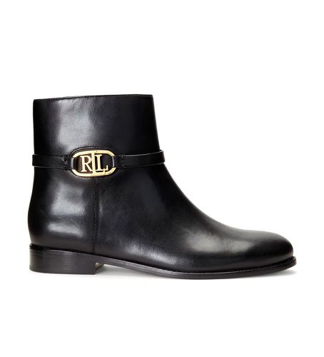 Briela - Bottines en cuir (35.5), 1 à 3 cm, Fermeture éclair, Casuel - Polo Ralph Lauren - Modalova