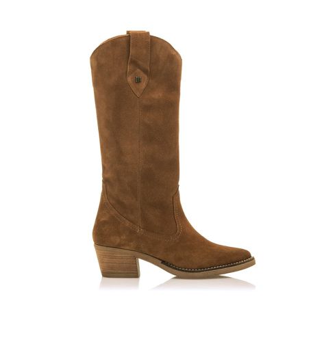 Bottes en cuir Teo marron - Hauteur du talon 5cm (36), 3 à 5 cm, Aucun, Casuel - Mustang - Modalova