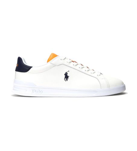 Heritage Court II Leather Sneakers (40), Cuir, Blanc, Plat, Lacets, Casuel - Polo Ralph Lauren - Modalova