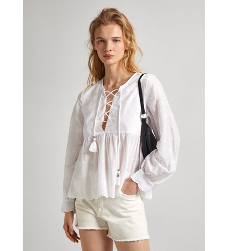 PL304816 Blouse ajourée (S), Casuel, Coton, Manche longue - Pepe Jeans - Modalova