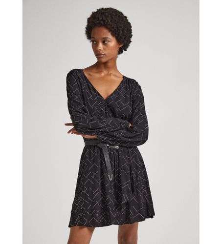 PL953442 Robe d'ambre noire (S), Casuel, Viscose, Manche longue - Pepe Jeans - Modalova