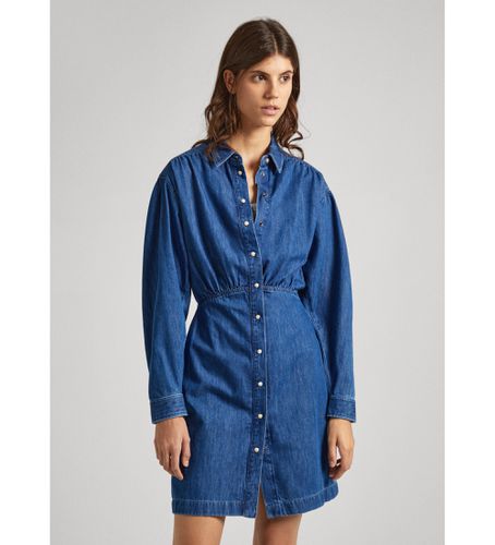 PL953449 Robe Julie (XXS), Casuel, Coton, Denim, Manche longue, Durable - Pepe Jeans - Modalova