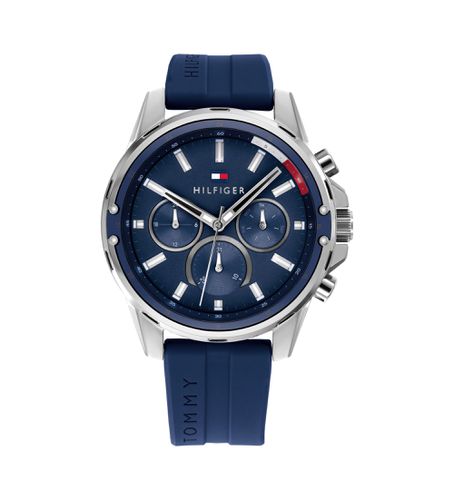 Montre analogique Acier marin (OSFA), Casuel, Silicone, Laisse, Marine - Tommy Hilfiger - Modalova