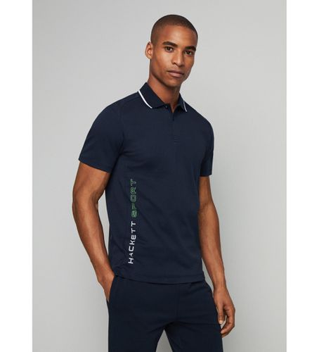 HM563272 Polo Tech (XS), Casuel, Coton, Manche courte, Marine - Hackett London - Modalova