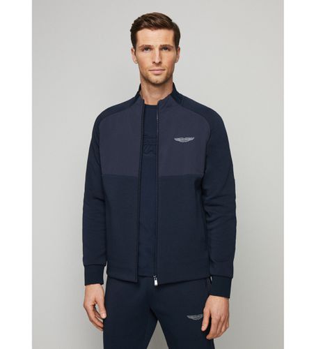 HM581226 Veste de survêtement hybride Amr (S), Casuel, Coton, Manche longue, Marine - Hackett London - Modalova