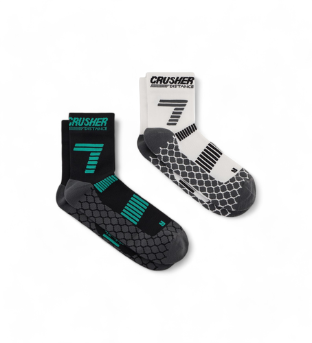 Unisex. 246001_CC999 Lot de 2 paires de chaussettes de distance Crusher , , (L), Homewear, Multisport, Polyamide - EA7 - Modalova