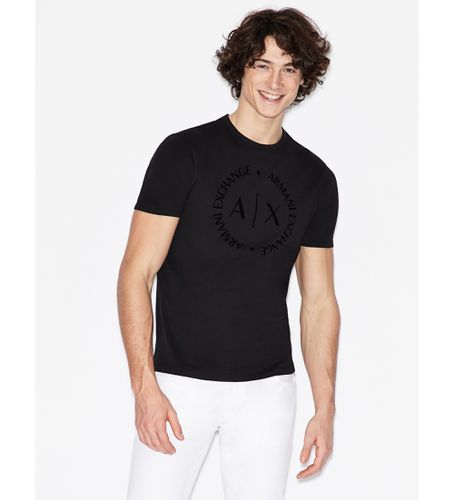 NZTCDZ8H4Z1200 T-shirt Logo Rond (L), Casuel, Coton, Manche courte - Armani Exchange - Modalova