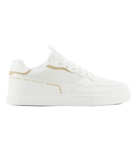 XUX199XV800T690 Trainers Clássic (44), Blanc, Plat, Lacets, Casuel - Armani Exchange - Modalova