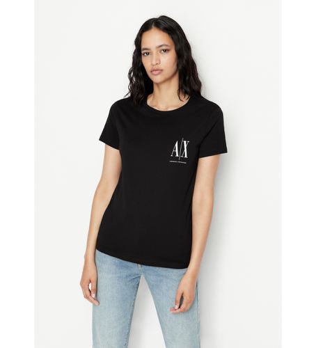 NYTFXYJG3Z1200 T-shirt en tricot à coupe régulière (L), Casuel, Coton, Manche courte - Armani Exchange - Modalova