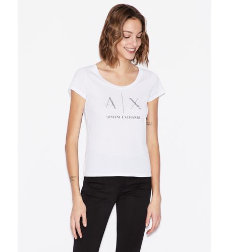 NYT83YJ16Z1000 T-shirt à manches courtes (L), Casuel, Coton, Manche courte - Armani Exchange - Modalova