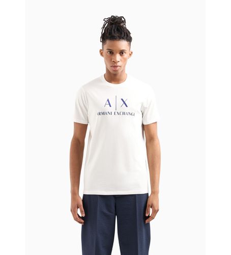 DZTJEZJH4Z1116 T-shirt T-shirt ajusté Ax (M), Blanc, Casuel, Coton, Manche courte - Armani Exchange - Modalova