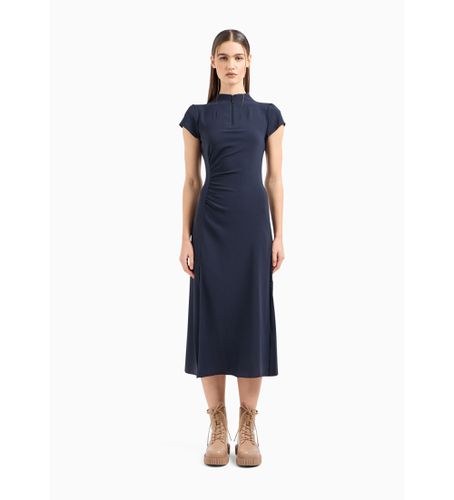 DYA05YN9JZ1593 Robe en crêpe avec fermeture éclair (S), Casuel, Polyester, Manche courte - Armani Exchange - Modalova