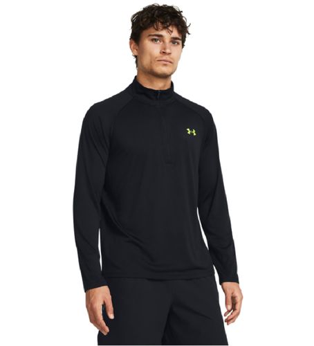 UA Tech ½ Zip long sleeve top (M), Noir, Sport, Multisport, Polyester, Manche longue - Under Armour - Modalova