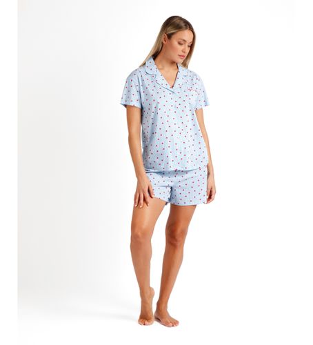 Pyjama ouvert à manches courtes Where Your Heart Is (M), Homewear, Coton, Manche courte - Admas - Modalova