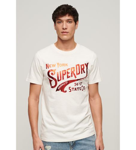 M1011901A T-shirt graphique métallisé Workwear (S), Casuel, Coton, Manche courte - Superdry - Modalova