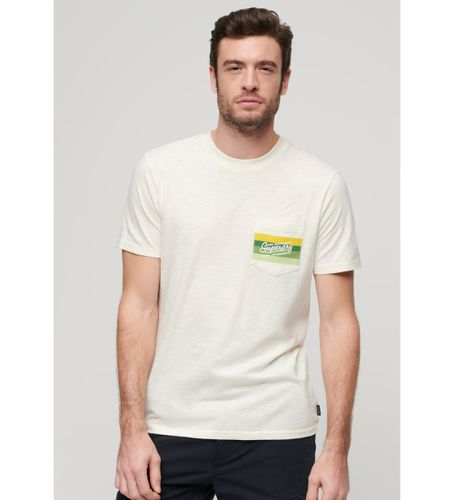 M1011904A T-shirt rayé avec logo Cali cassé (XXL), Casuel, Coton, Manche courte - Superdry - Modalova