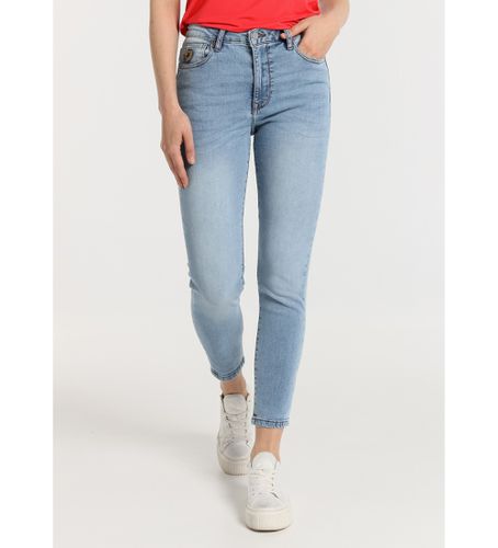 Jeans taille haute skinny cheville - Taille moyenne délavé serviette (26), Casuel, Coton, Denim - Lois Jeans - Modalova